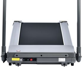 Folding Electric 3.5HP Treadmill Medium Running Machine Motorised Gym 330lb (Color: as Pic)